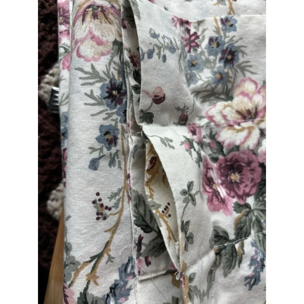 VTG Elizabeth Grey JC Penney 3 Floral Window Valances Cottage Core Cabbage Roses